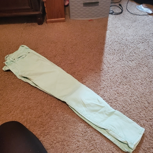 Mint Green Pacsun Skinny Jeans - Picture 2 of 3